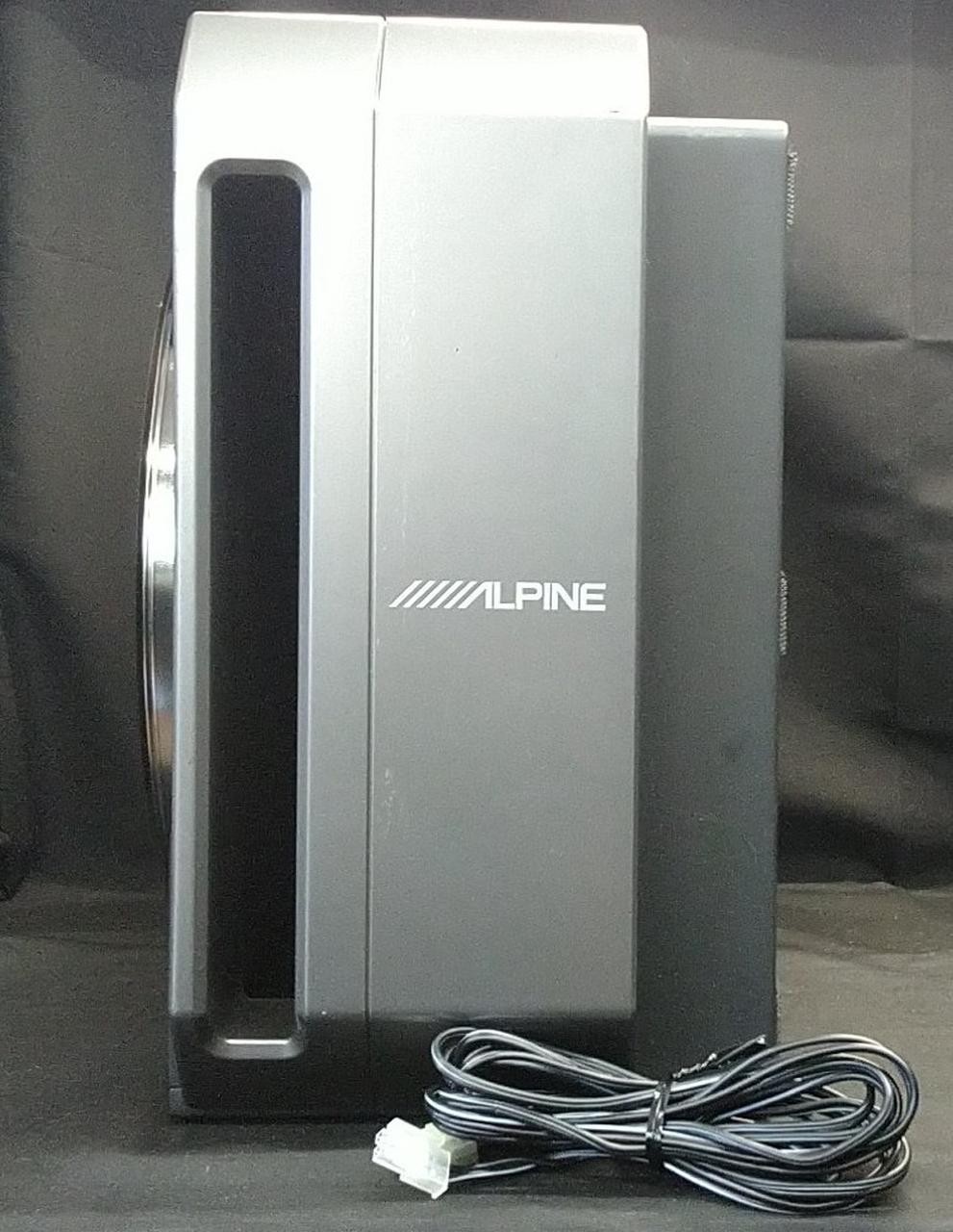 ALPINE SWE-3000 Powered Subwoofer Car Audio Speaker Wired Remote Tested Working