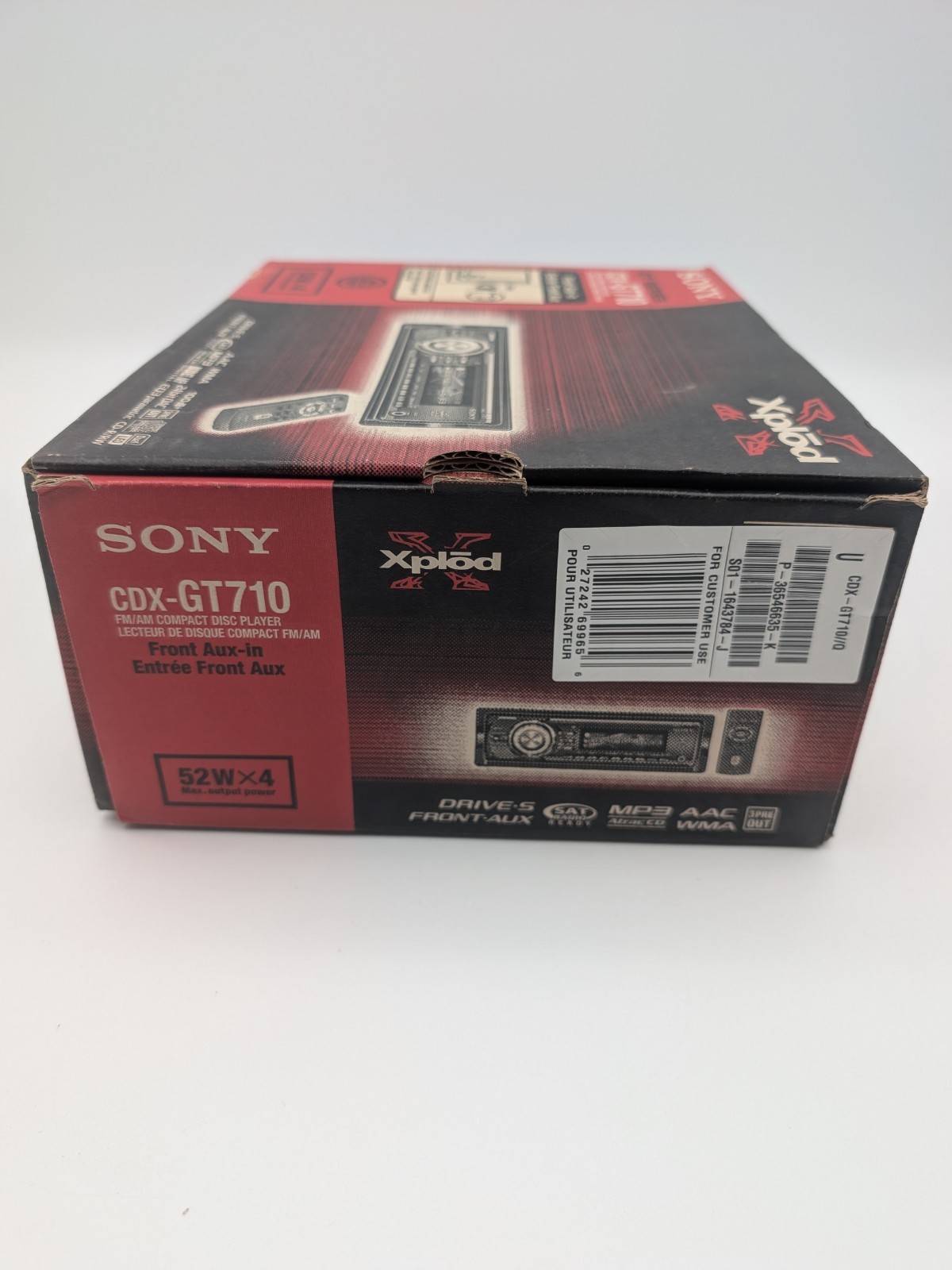 NOS Sony Xplod CDX-GT710 Old School CD Car Audio Stereo Graphics! + Remote