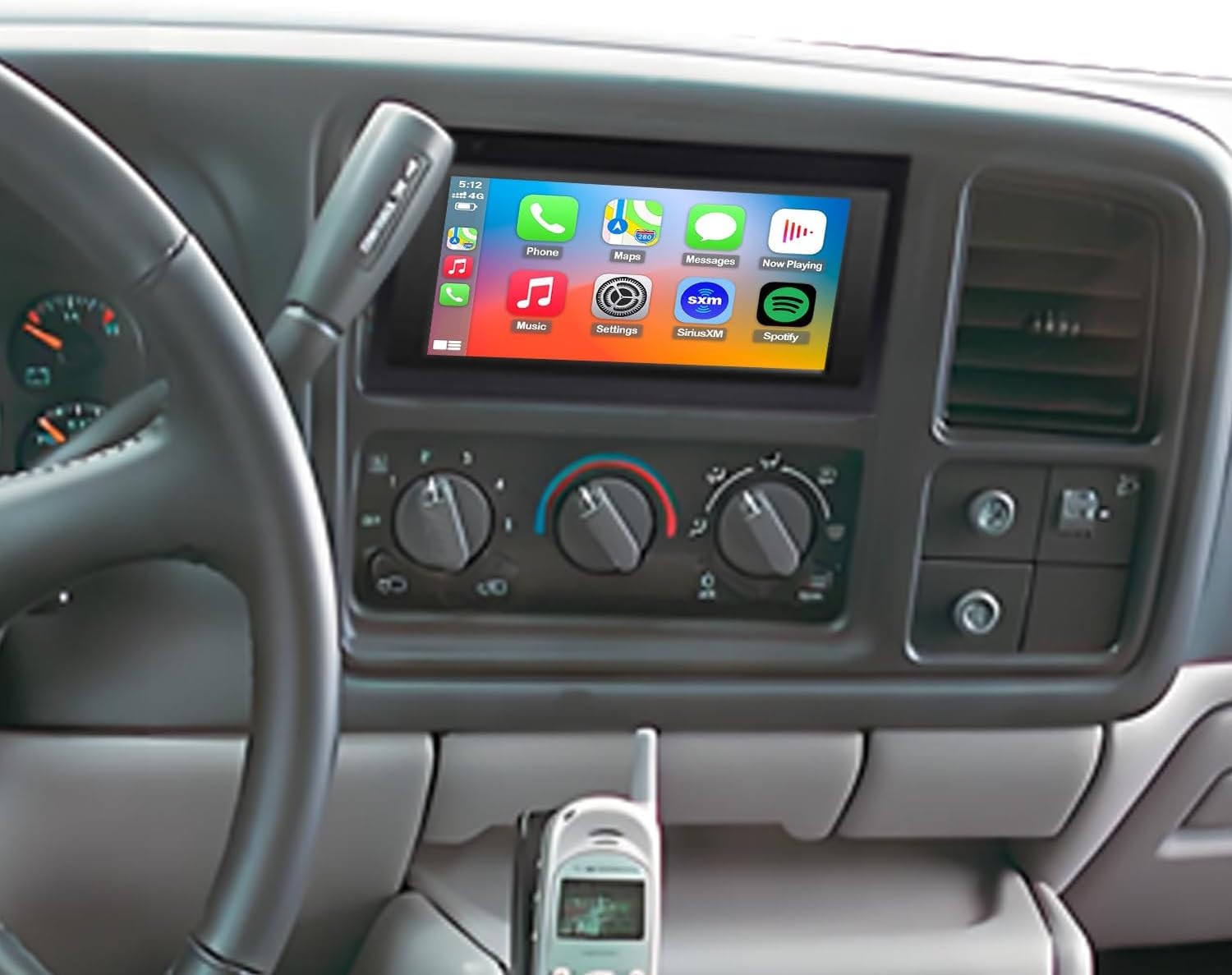 6.8″ Touchscreen Wireless Carplay & Android Auto Stereo for 1995-2002 GMC Cars