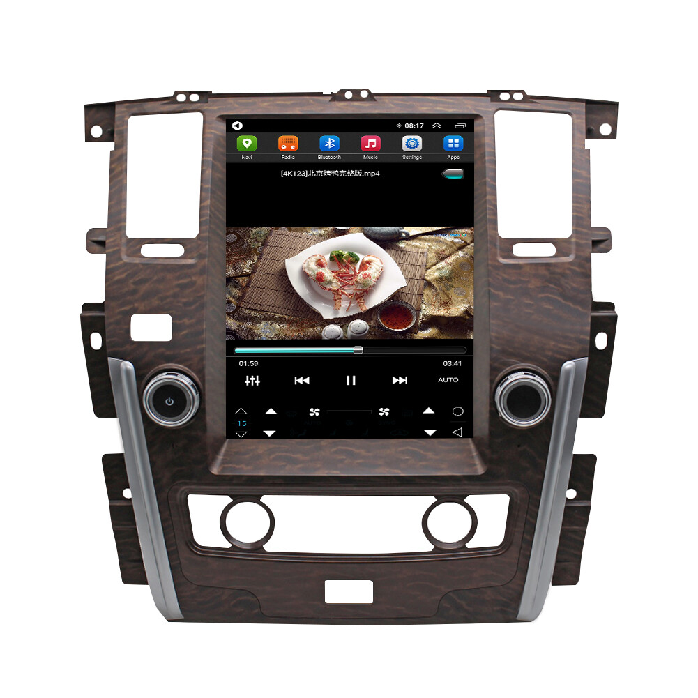 Tesla Style Android 13 For Nissan Patrol 2010-2018 Vertical Screen Car GPS 32GB