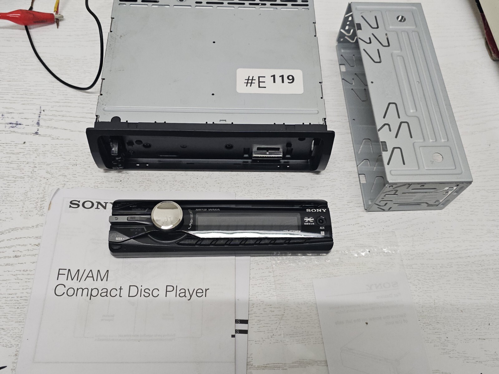 ✨️ Sony CDX-GT25MPW FM/AM CD Player‼️Great Condition