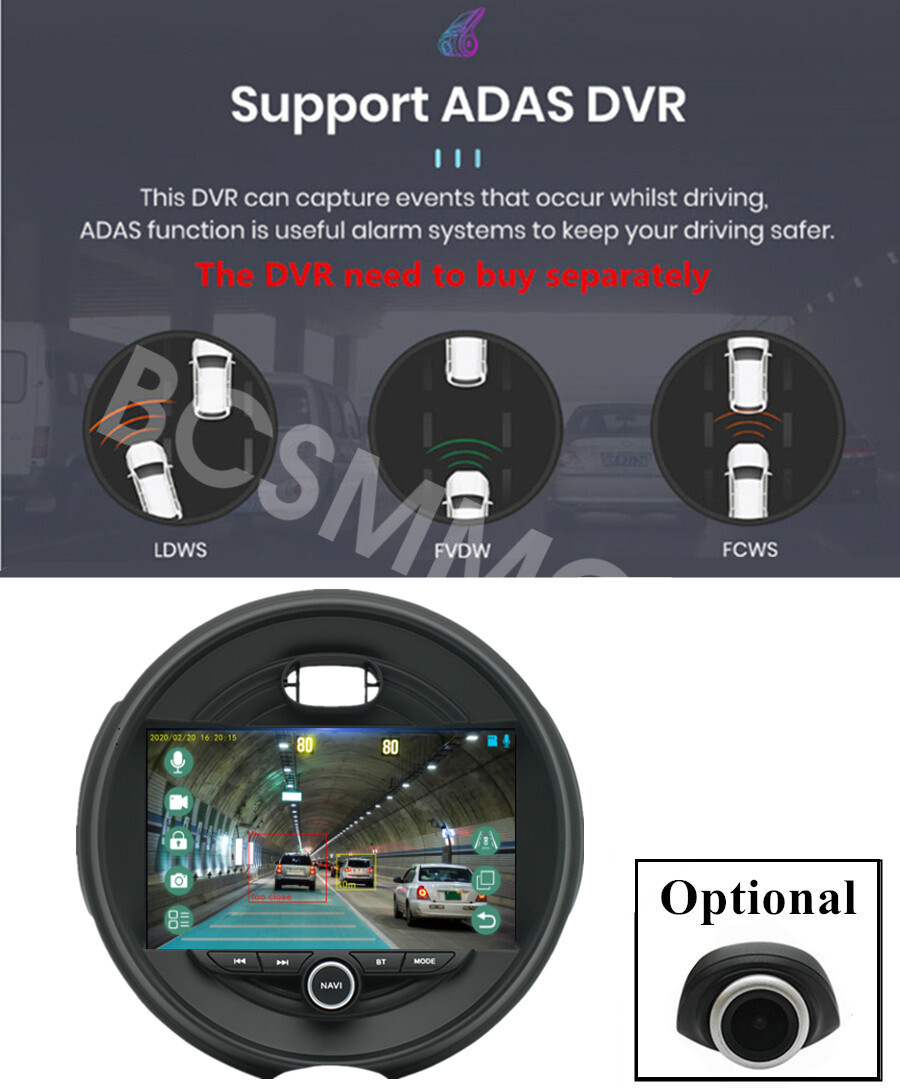 Multimedia Player Touch Screen Fit For BMW Mini Cooper F55 F56 2014-2021 W/CAM