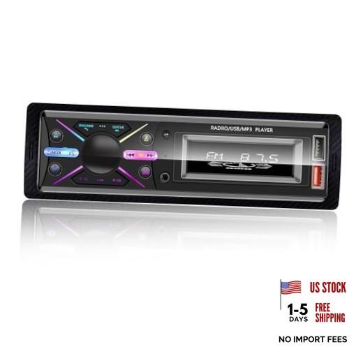 Single Din Car Audio System with APP Control MP3 Player for Car Stereo Radio