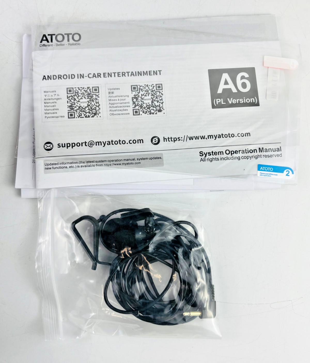ATOTOZONE A6PF Plus 9inch QLED Car Stereo 8-Core 4G+64G QLED Android