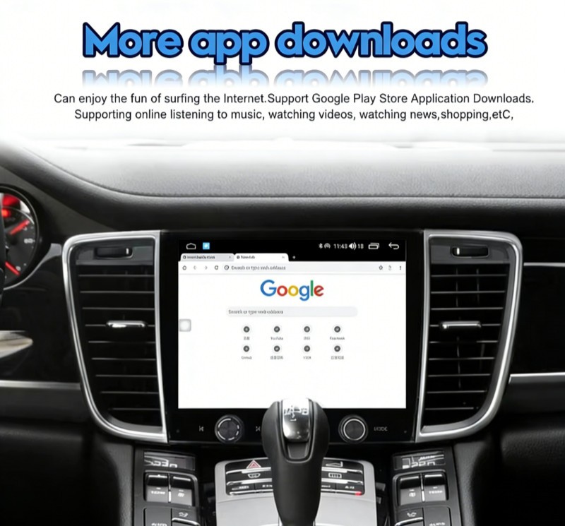 8.4″ Android Car Radio GPS BT CarPlay Stereo Navi For Porsche Panamera 2010-2017