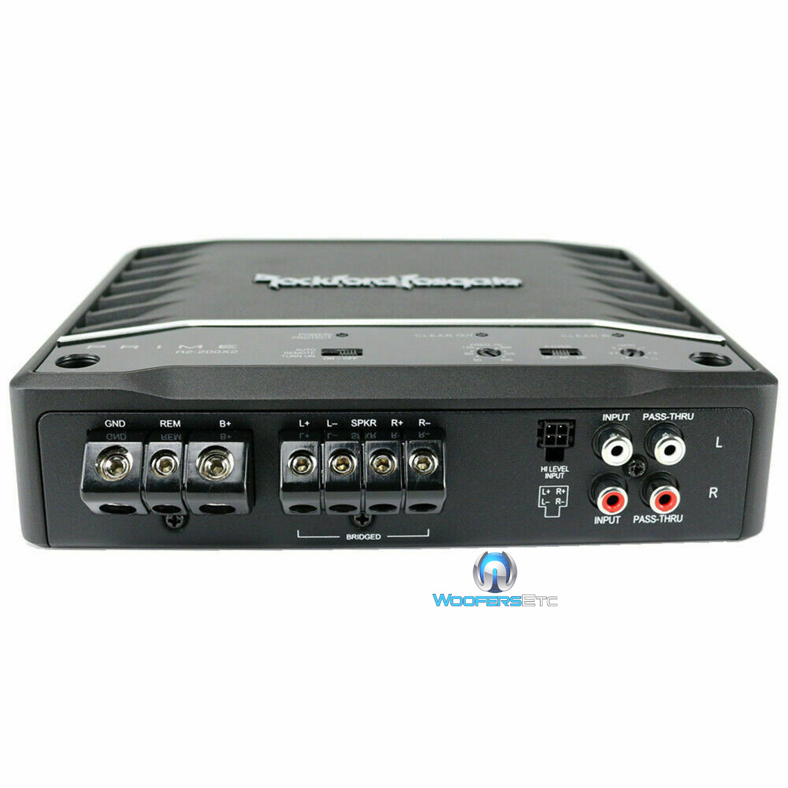 ROCKFORD FOSGATE R2-200X2 200W RMS COMPONENT SPEAKERS SUBWOOFER BASS AMPLIFIER