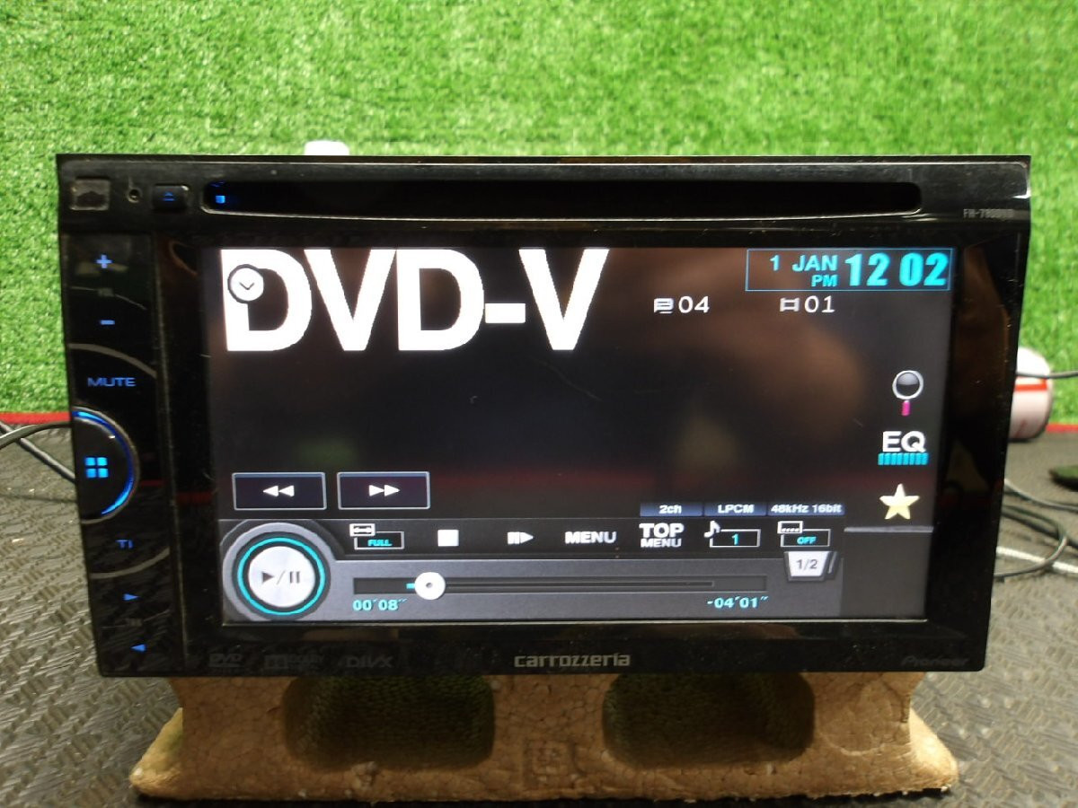 Pioneer Carrozzeria FH-780DVD Double Din Car Deck Audio CD DVD Working Confirmed