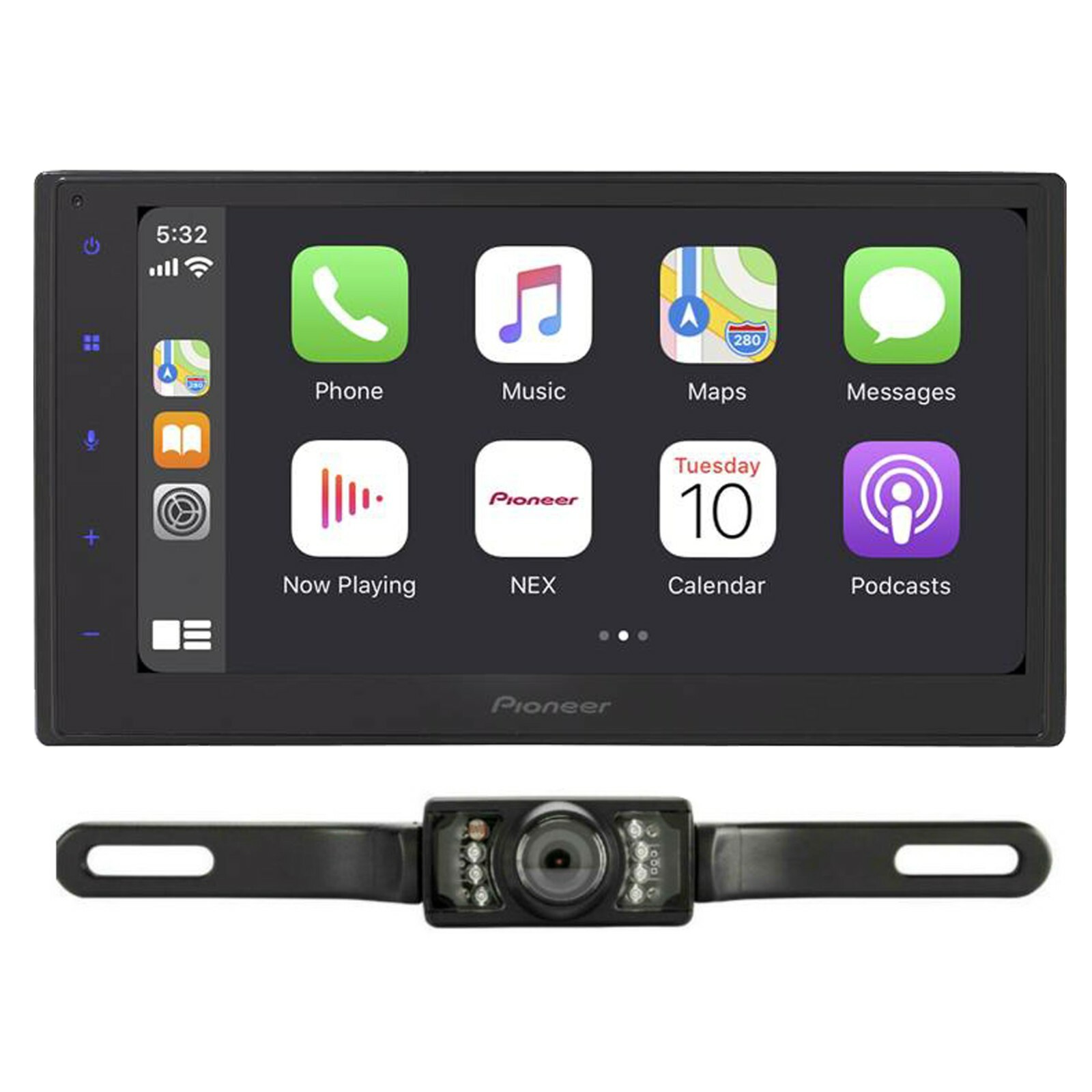 Pioneer DMH-1770NEX Digital Multimedia Receiver w/ License Plate Back-up Camera