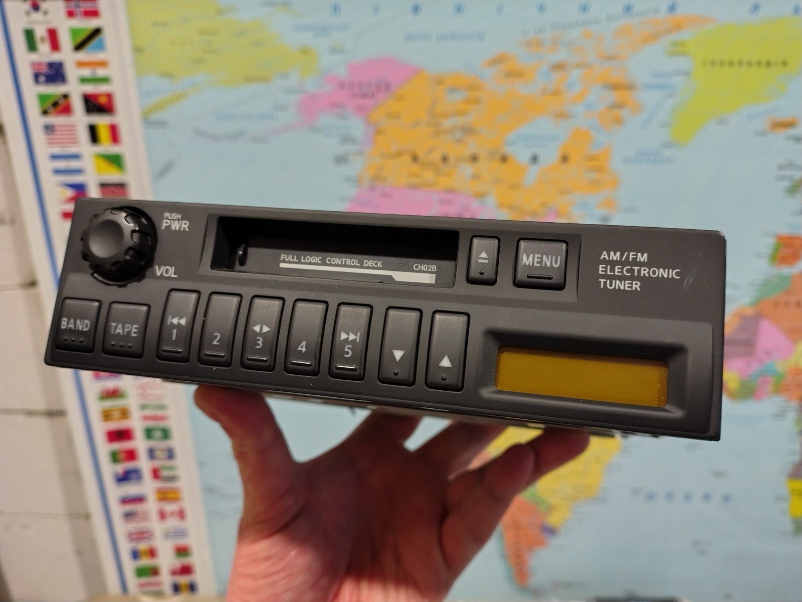 OEM Nissan Clarion PN-1757L Cassette Player In Dash Receiver Fully Working Great