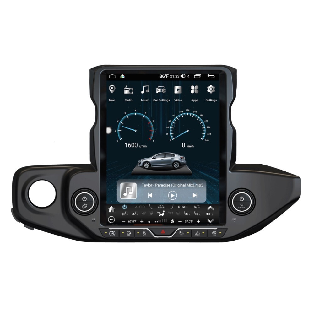 12.1″ Car Radio For Jeep Wrangler Jl Gladiator Carplay Gps Navigation Stereo NAV
