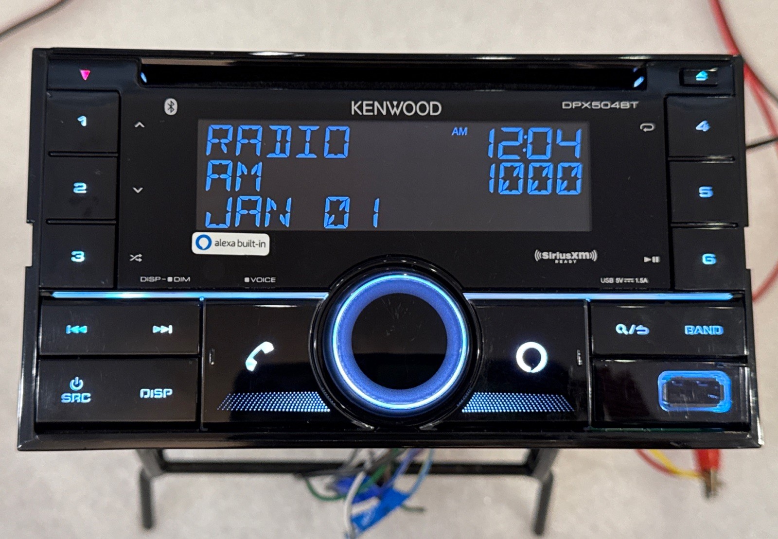 KENWOOD DPX504BT Bluetooth Car Audio Apple Android Play Radio USB CD