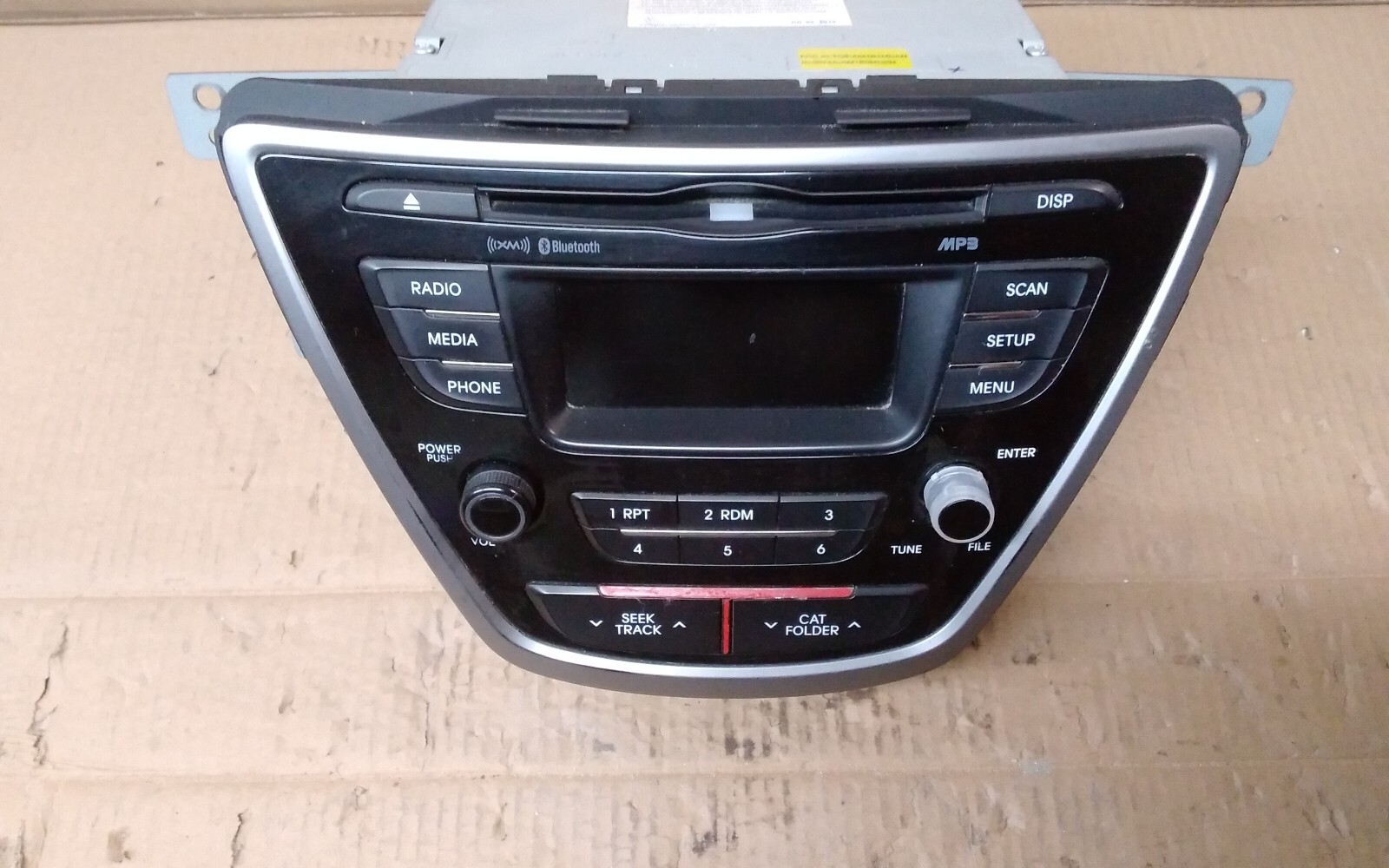 2013 HYUNDAI ELANTRA AM FM CD MP3 RADIO ID-96170-3X165RA5