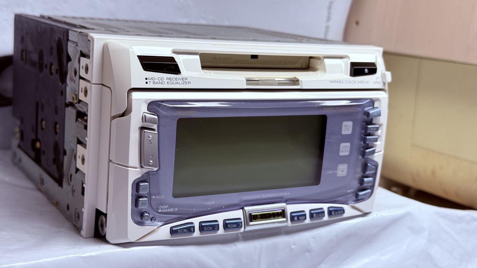 KENWOOD DPX-7170MDi White 2DIN CD MD Player JDM w/ External Bluetooth Japan