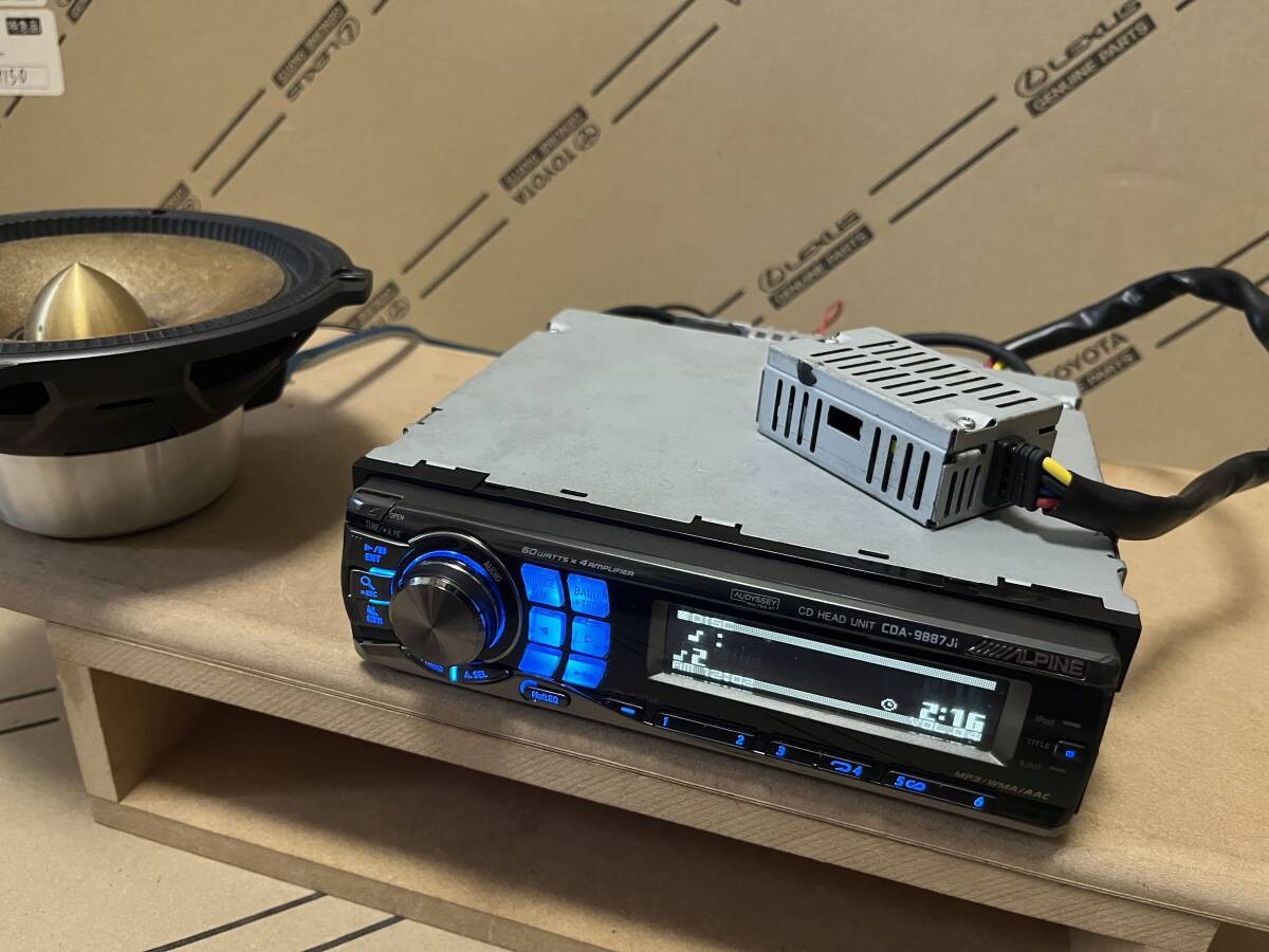 ALPINE CDA-9887Ji 60W x4 CD Player Excellent JAPAN