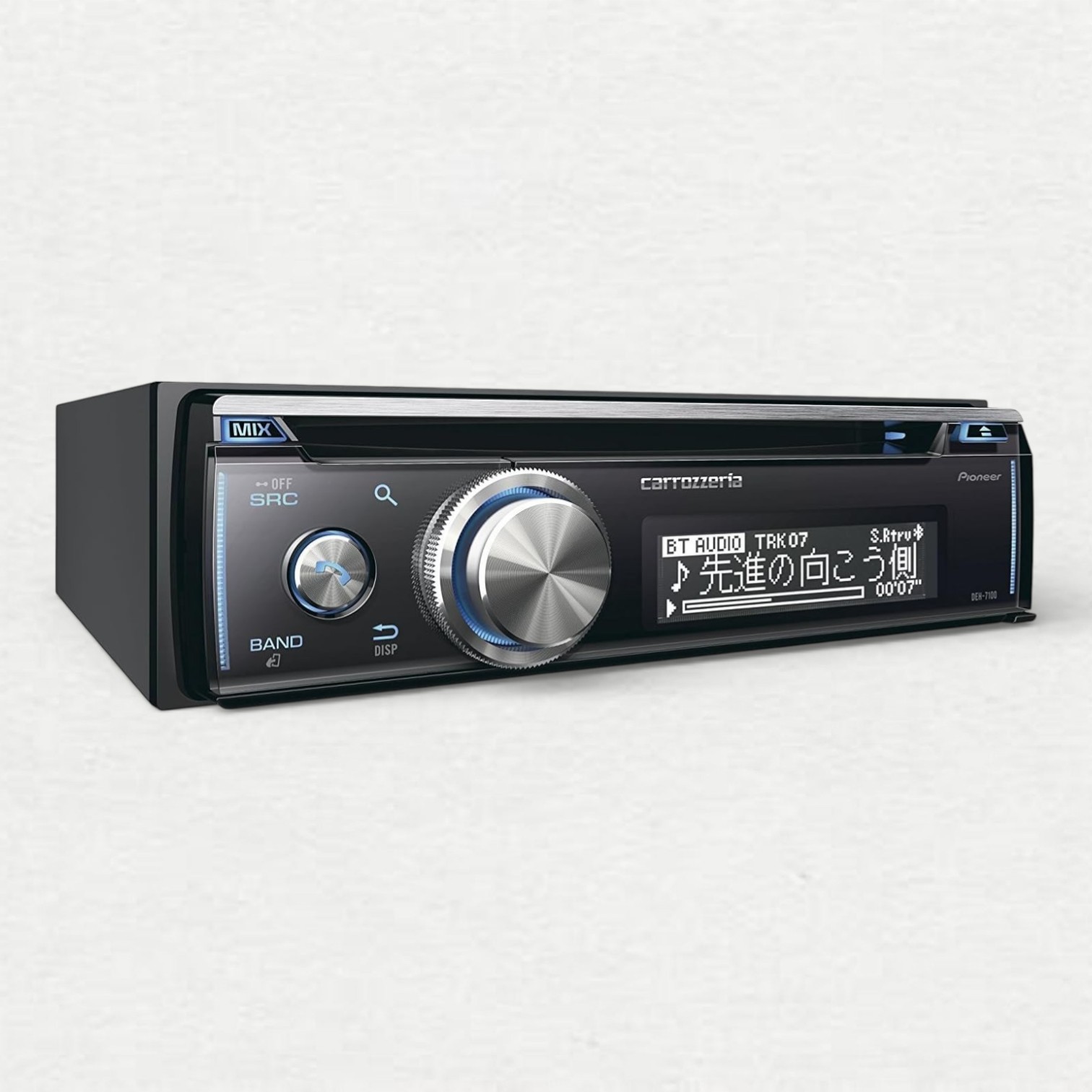 Pioneer Carrozzeria DEH-7100 Car Audio 1DIN CD Player Bluetooth LCD Display
