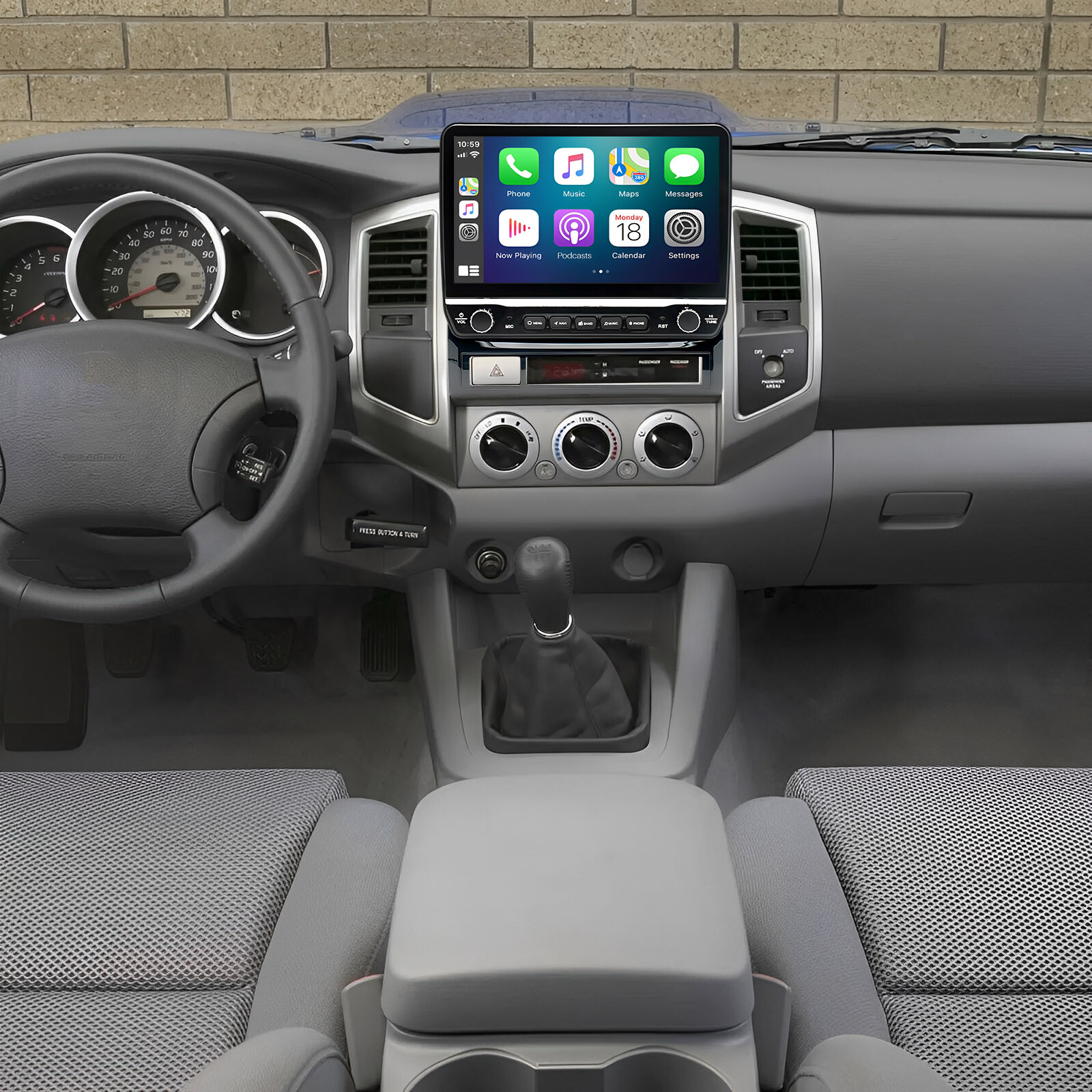 For Toyota Tacoma 2005-2013 Carplay Android 13 Car Stereo Radio Navi Wifi 2+32G