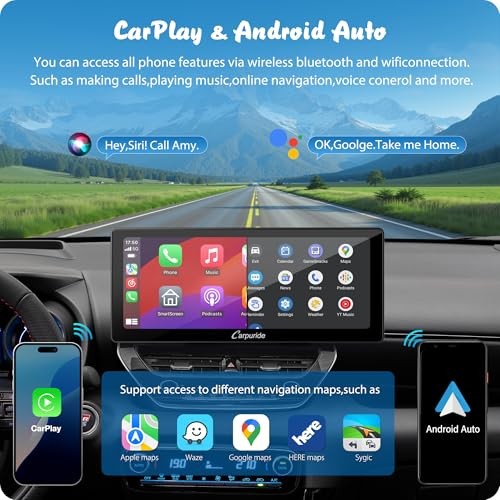 Carpuride W103 Pro Wireless Carplay Android Auto 10.3 Inch