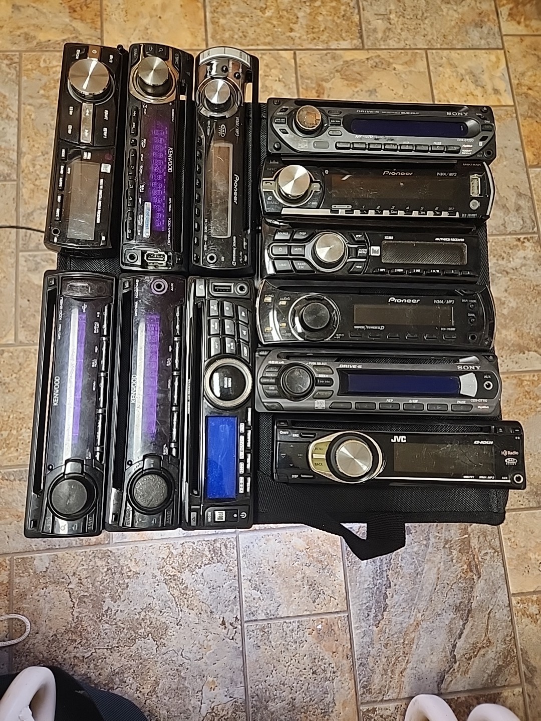 faceplate car stereo radio Sony,pioneer,Dual,jvc,kenwood (12face)