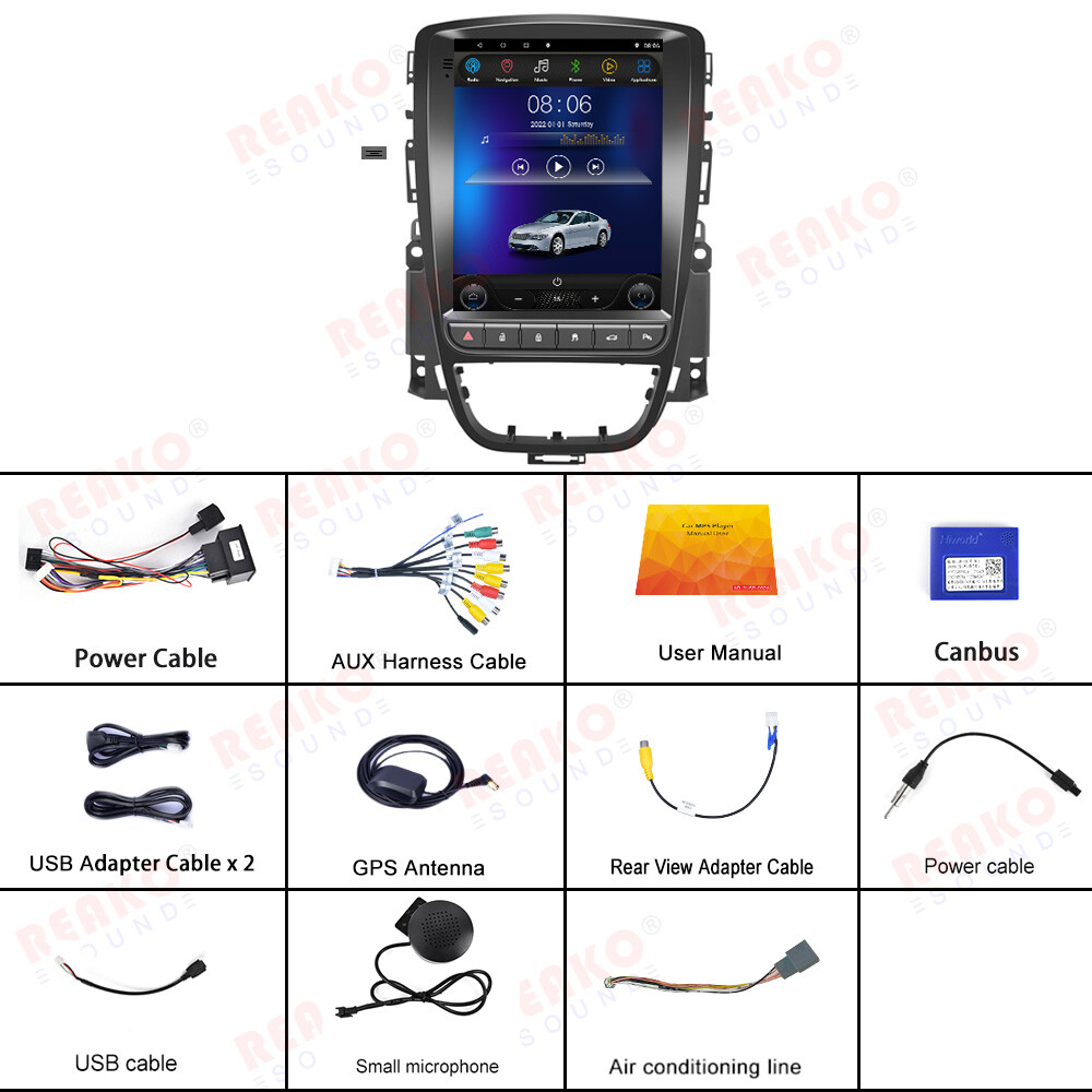 2+64G 9.7inch Android 12 Car Radio Stereo Carplay For Buick EXCELLE Verano 09-14