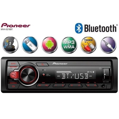 Pioneer MVH S218BT Car Audio MP3 Player With USB And Bluetooth