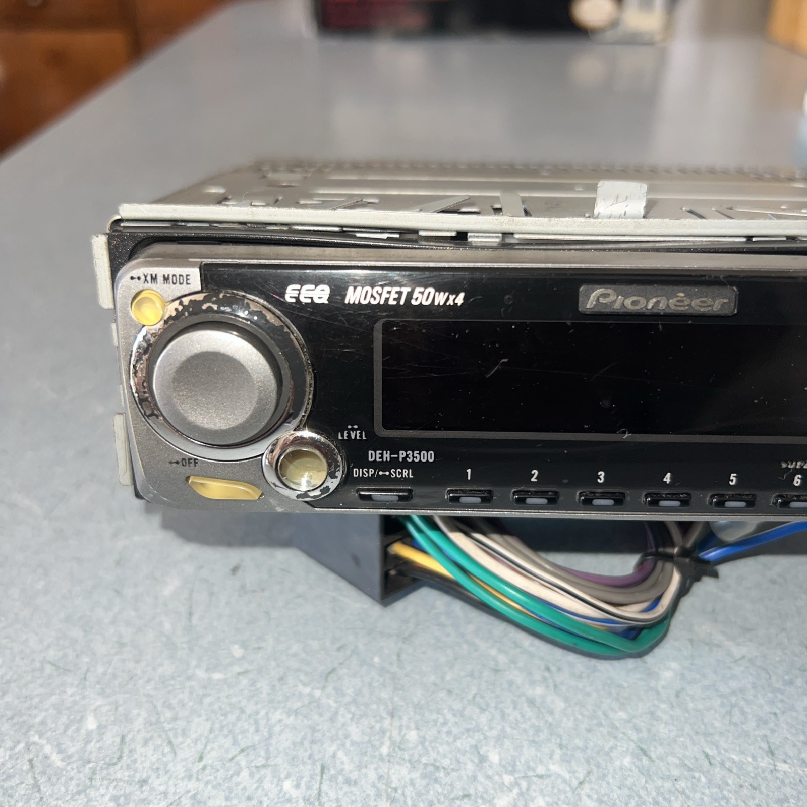 Pioneer Car Radio CD Player EEQ XM Ready 50Wx4 Super Tuner III DEH-P3500