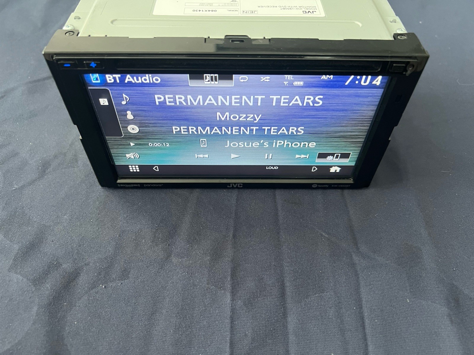 ⭐️Pre-Owned,TESTED⭐️ JVC APPLE CARPLAY| CD| DVD| USB| BT| AM/FM-(KW-V850BT)