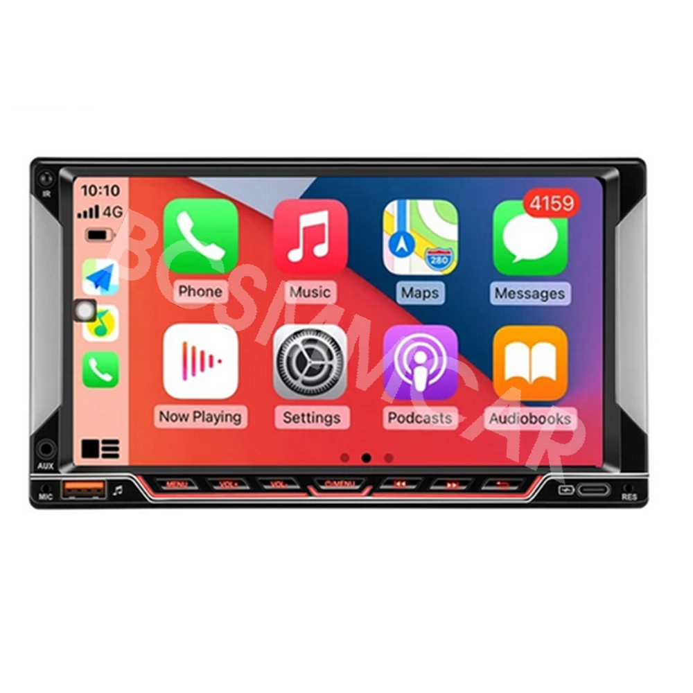 7 inch 2Din Car Multimedia MP5 Player GPS WiFi For CarPlay Android Auto FM AUX