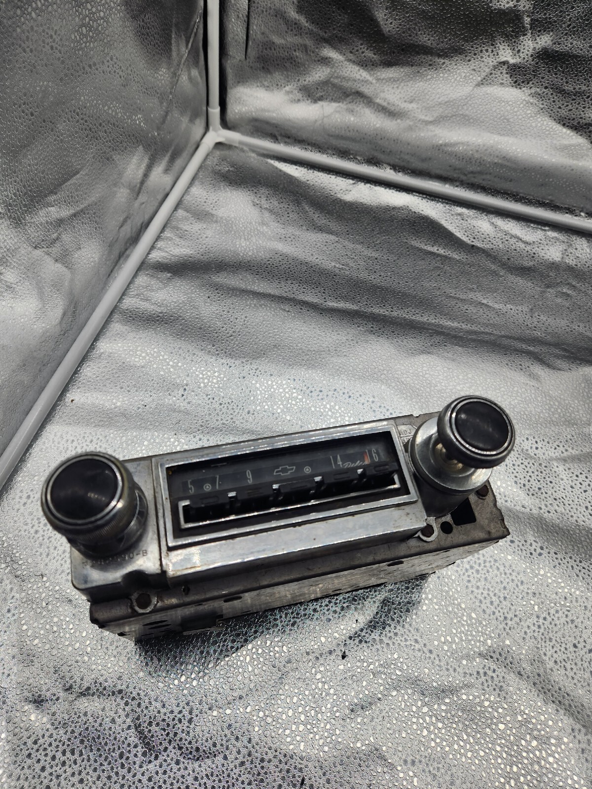 Vintage Delco 7282590-B AM Car Auto Radio 76PRK-2467 1963 1964 Chevy Untested