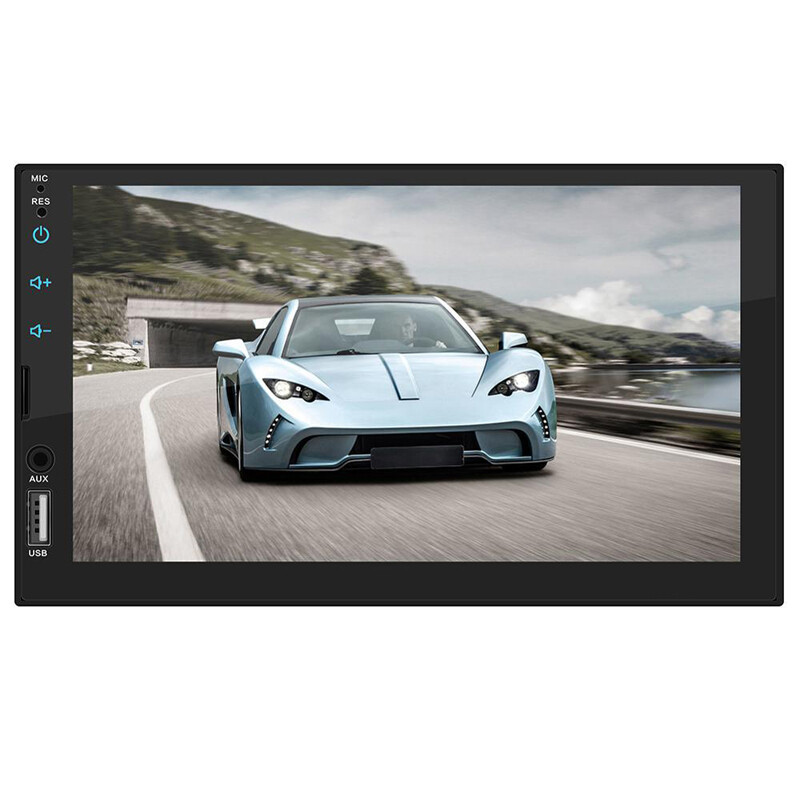 7″ 2 DIN Car MP5 Video Player Bluetooth Touch Screen Stereo Radio USB US Stock