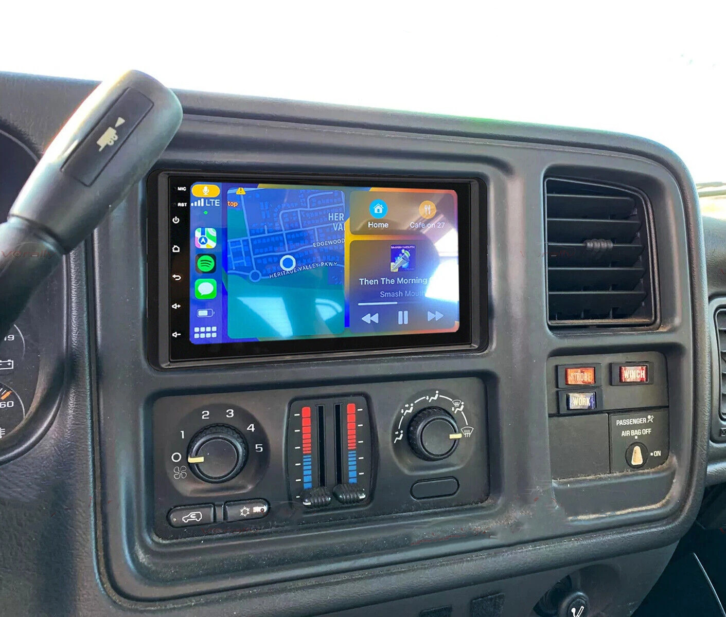 For GMC Sierra 1500 2500 2003-2006 Carplay Android Auto Car Radio Stereo GPS