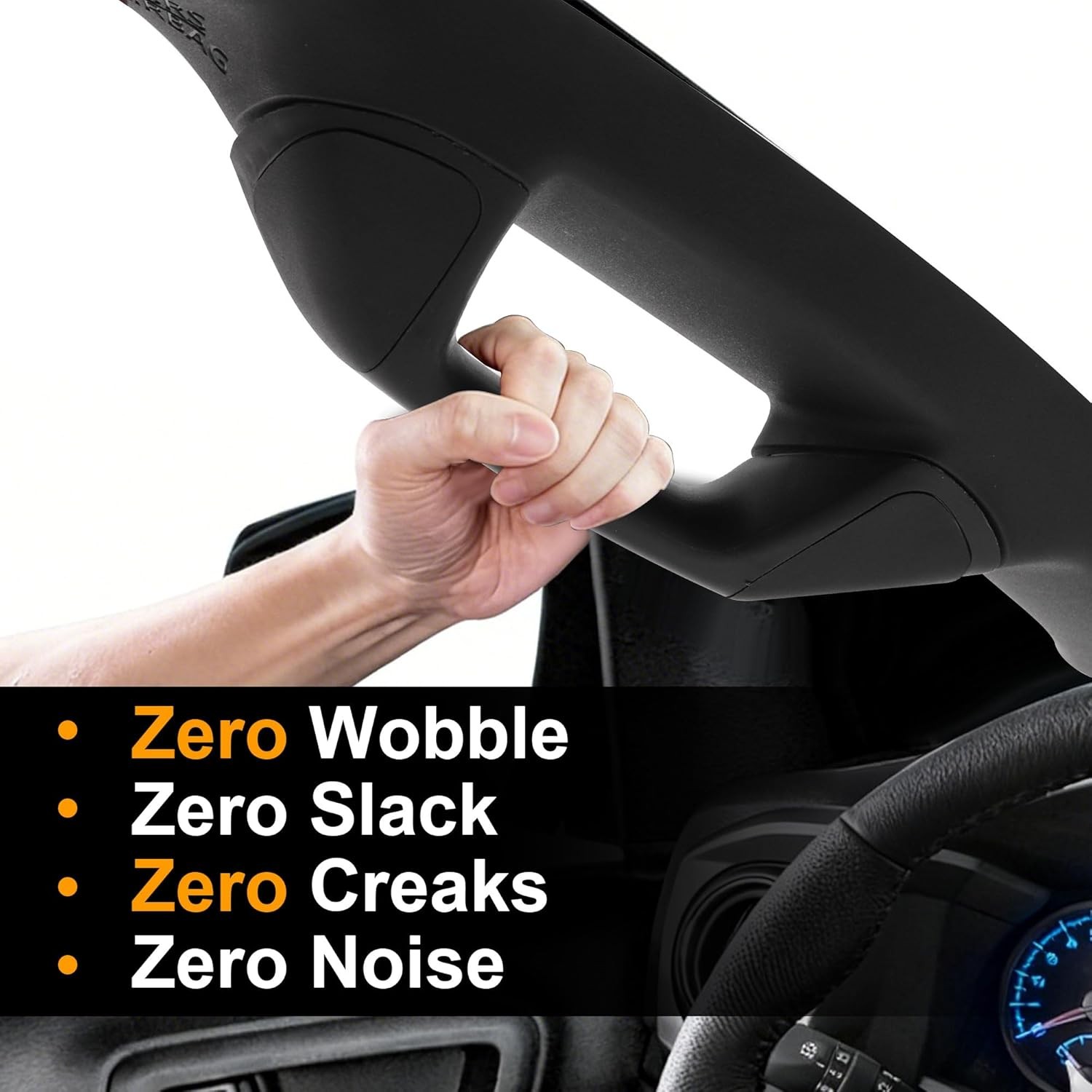 Driver Side A-Pillar Grab Handle for Toyota Tacoma 3rd Gen. SR5 2016-2023 Black