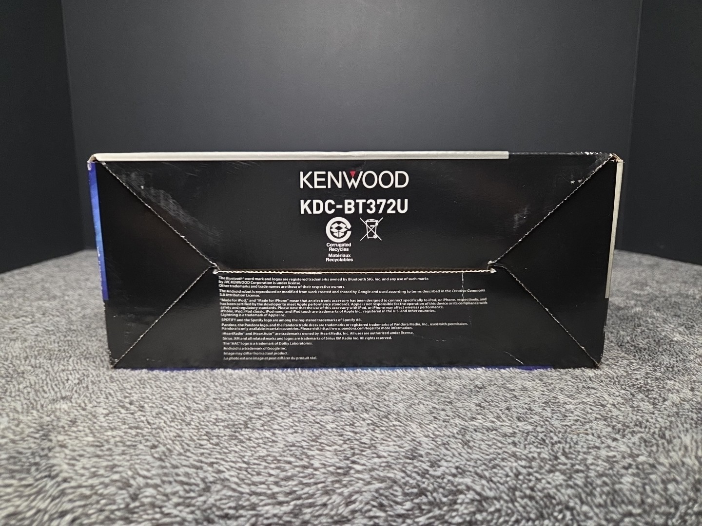 Kenwood KDC-BT372U Bluetooth CD Player Android iPhone AM FM MP3 Pandora USB NEW