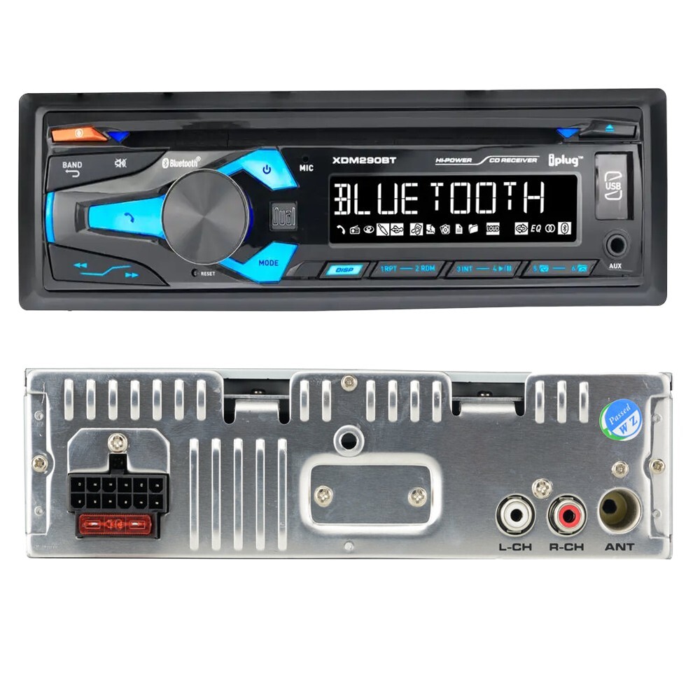 Dual XDM290BT CD Receiver AM/FM Single DIN Car Stereo for 2003-2006 Silverado