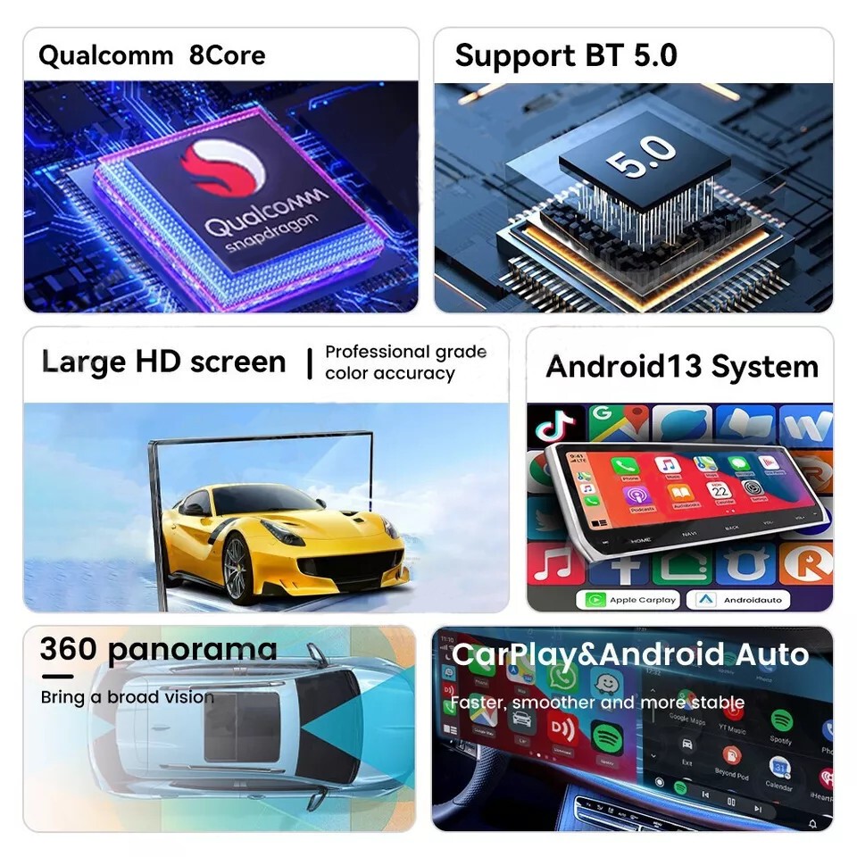 For Nissan 370Z 2005-2019 14.5″ T-Style Touch Screen Android Car Radio Carplay