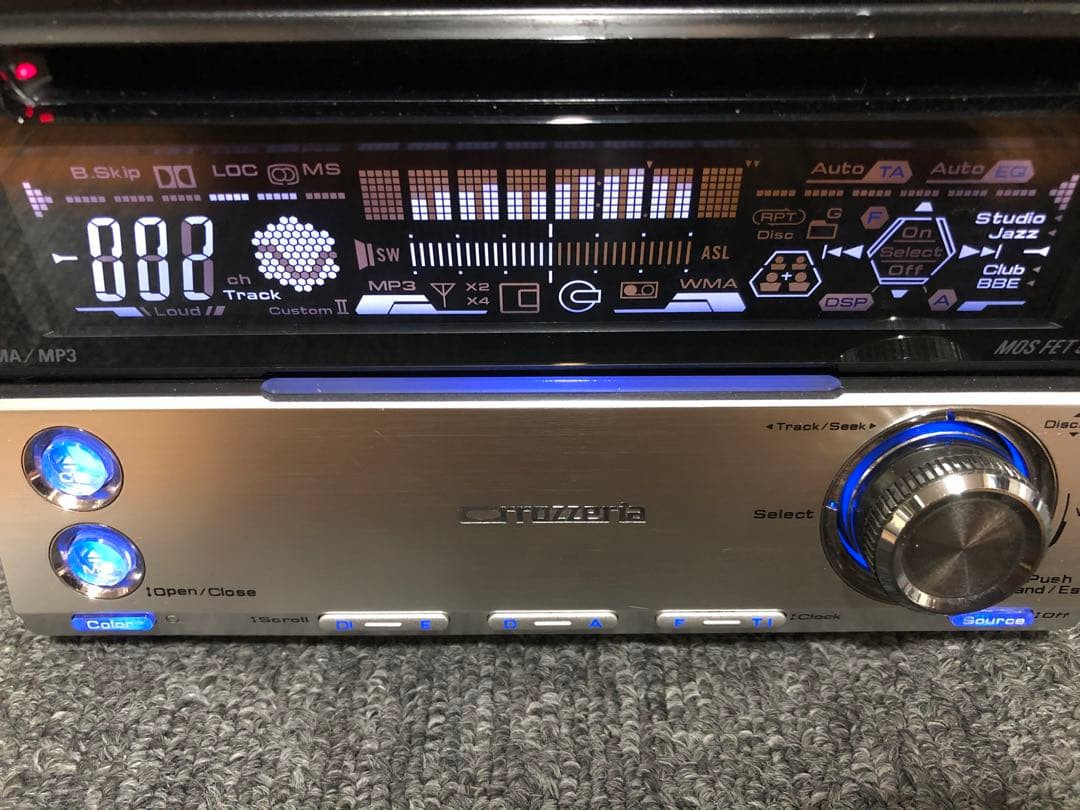 Pioneer Carrozzeria FH-P077MD 2DIN CD MD Player DSP CD-R/RW MDLP Tested Working