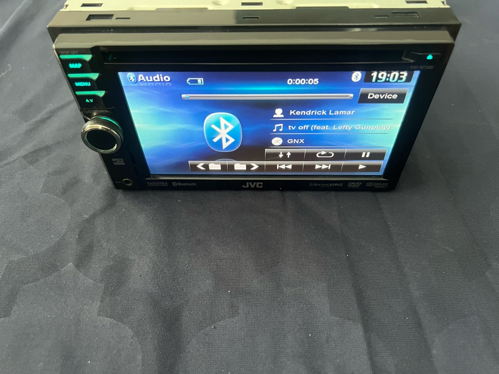 ⭐️Pre-Owned,TESTED⭐️ JVC CD|DVD|BT|USB| AM/FM-(KW-NT300)