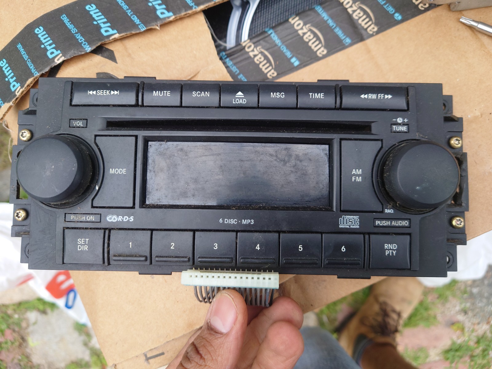 2004-2009 Chrysler Dodge Jeep Ram Radio CD MP3 Receiver (Part No. P05064010AL)