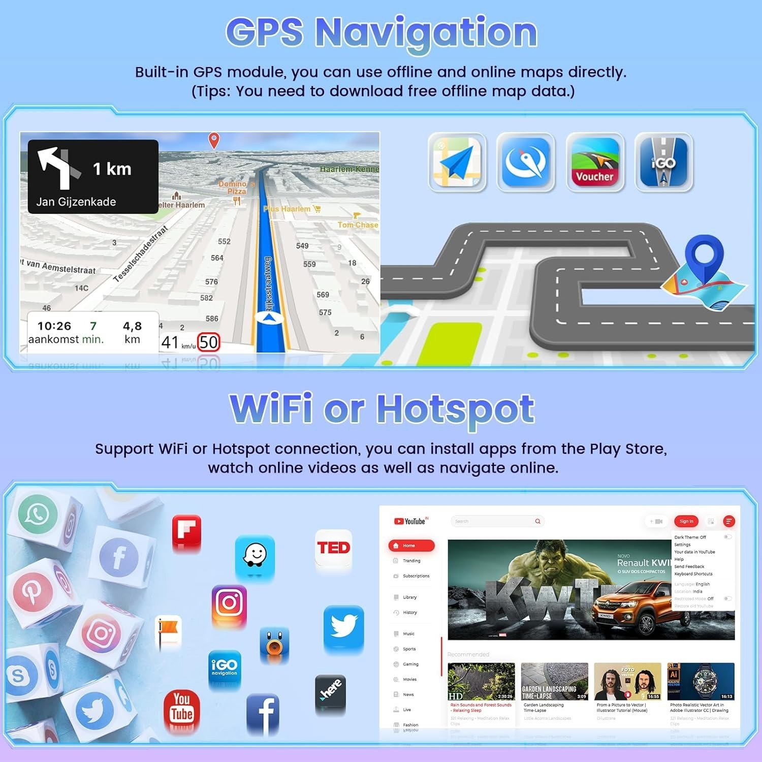 For 2004-2008 Ford F-150 F150 10.1″ Android 14 Carplay Car Stereo Radio GPS Navi