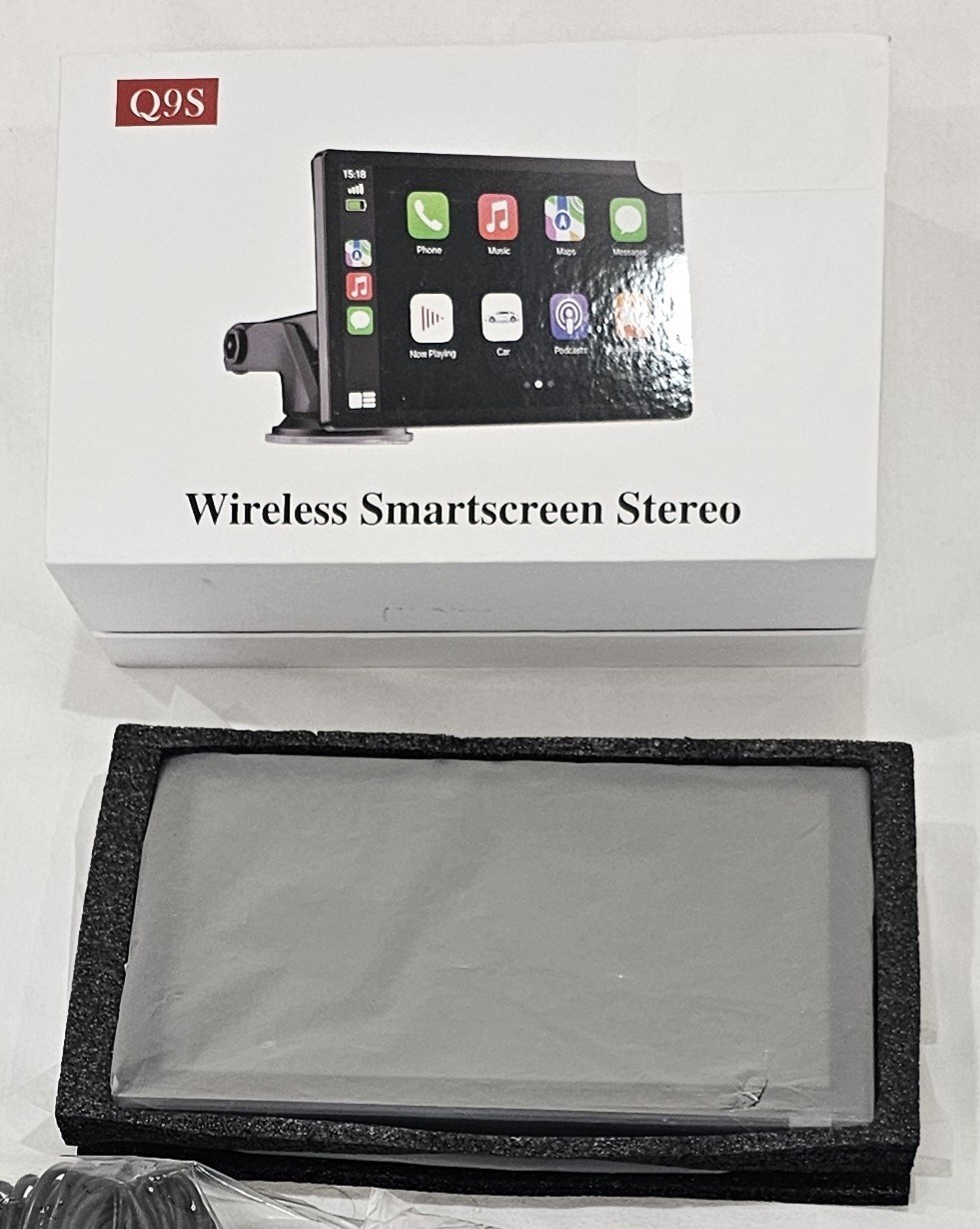 Hauxiy Q9S Wireless Smartscreen Stereo – CarPlay and Android Auto