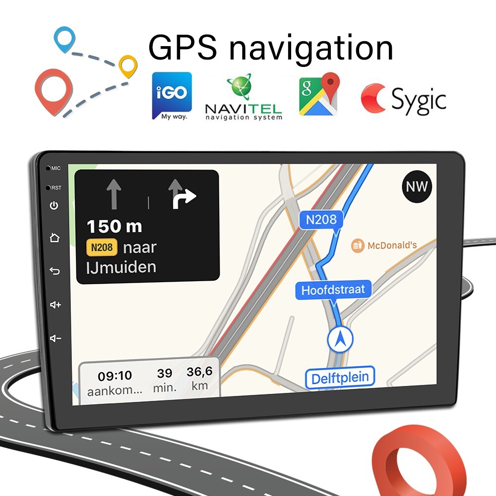 9″ Apple Carplay Android 13.0 Car Stereo 2Din Radio GPS Navi WIFI Bluetooth MP5