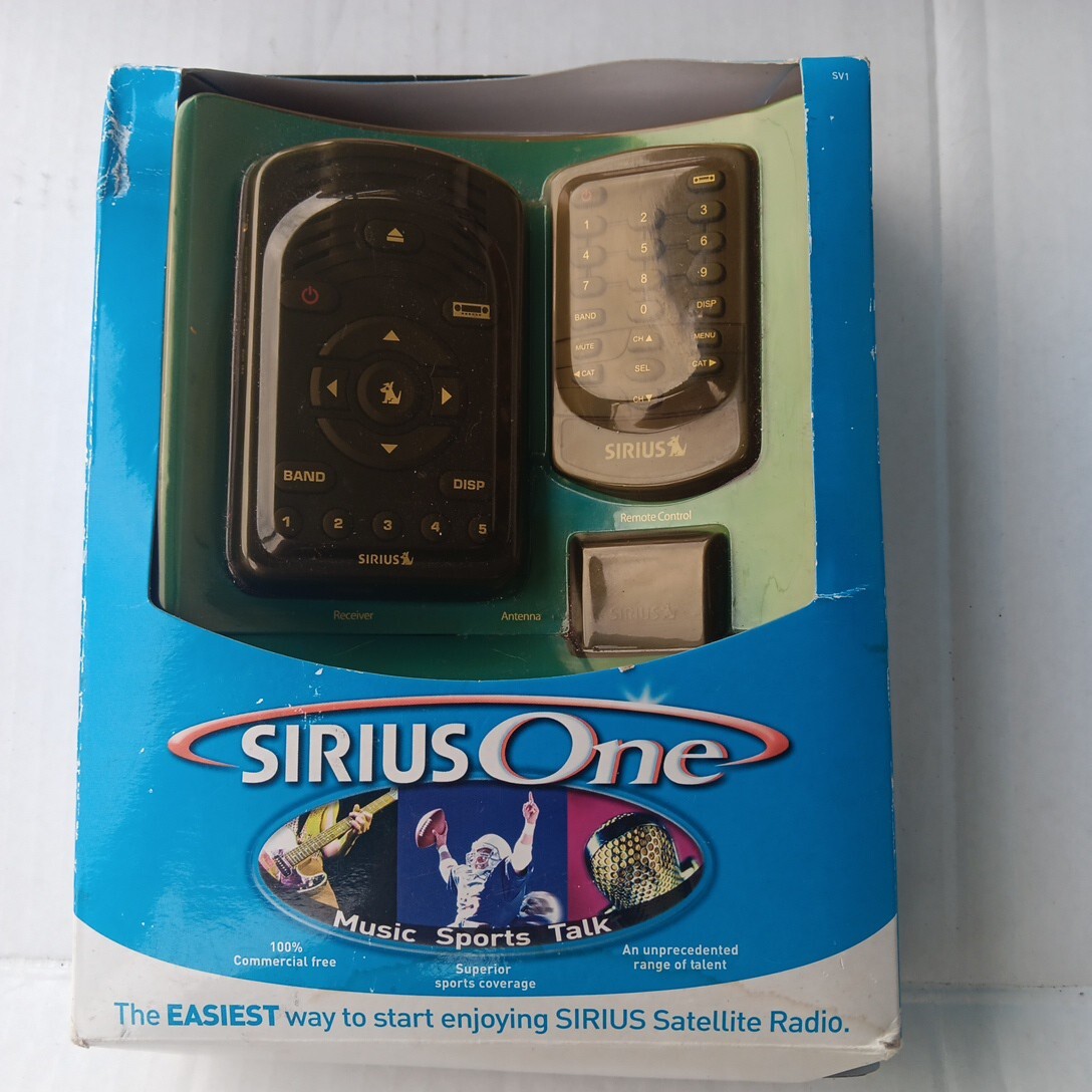 Sirius Satellite Radio Sirius One All-In-One Car Kit with remote NEW OLD STOCK
