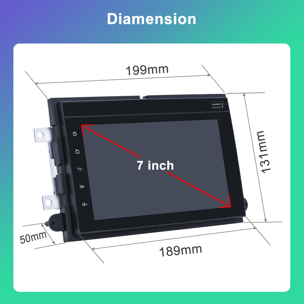 For 2004-08 Ford F150 Car Stereo Radio Carplay Android 13 GPS Navi WIFI 32GB CAM