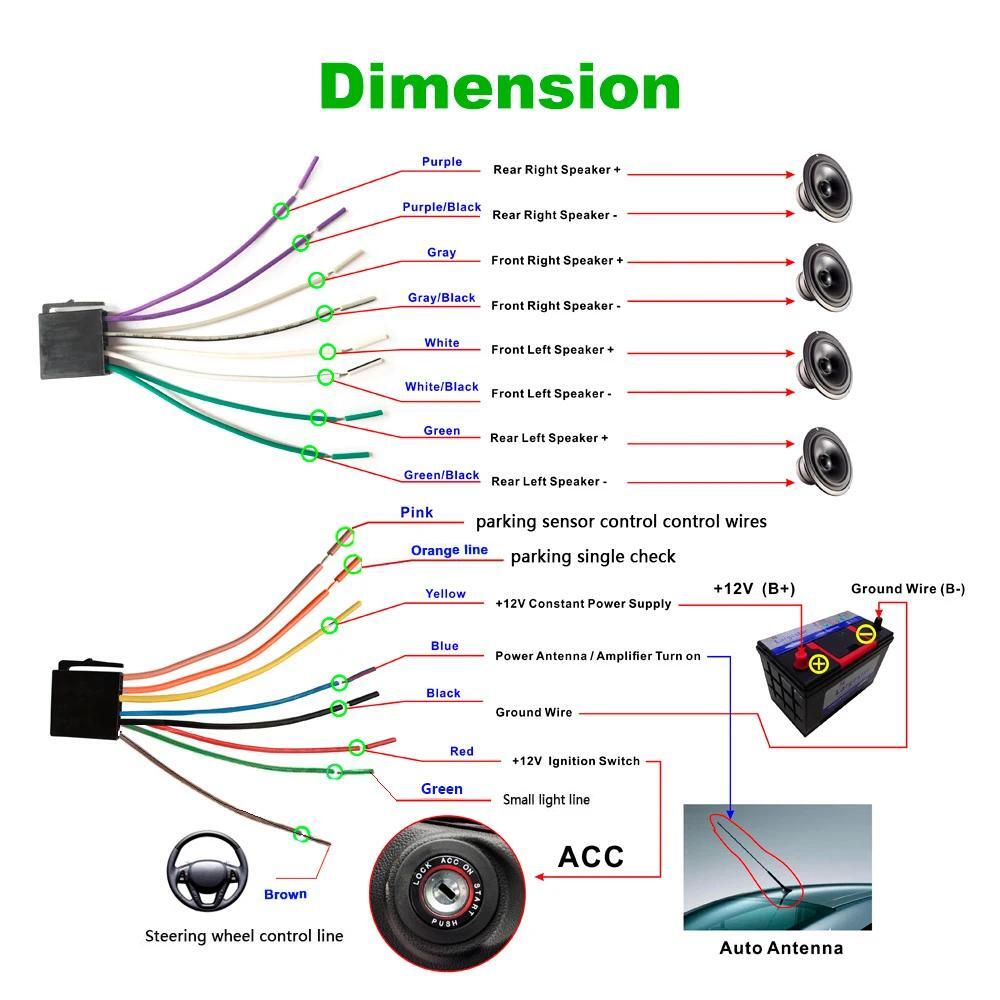 7″ Touchscreen Bluetooth Single 1 Din Car Stereo Radio For Apple/Android CarPlay