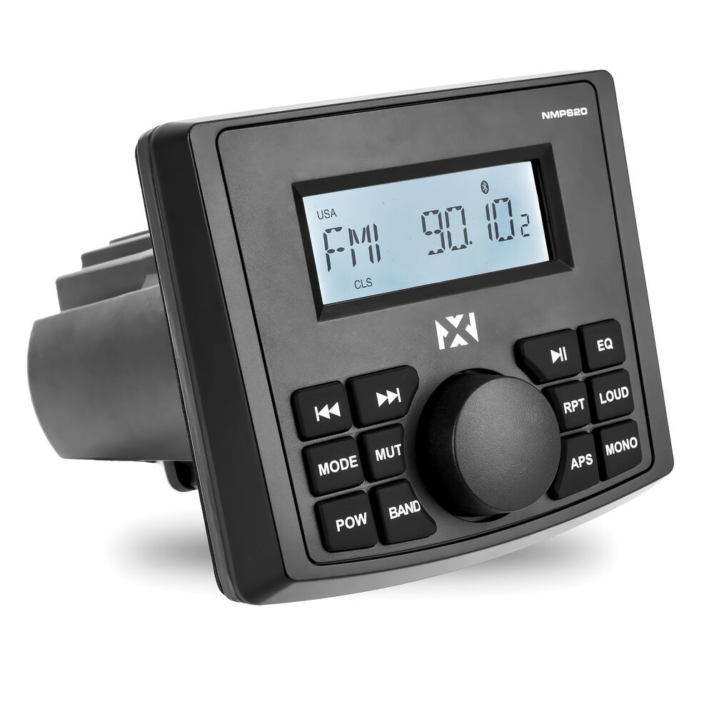 NVX NMPS20 & MVSP65 6.5″ Marine Receiver and Marine Speakers Package