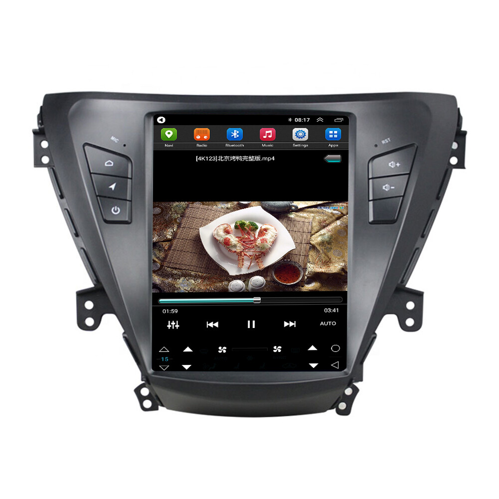 128GB Tesla Style Car Radio Multimedia Stereo For Hyundai Elantra 2011-2012 GPS