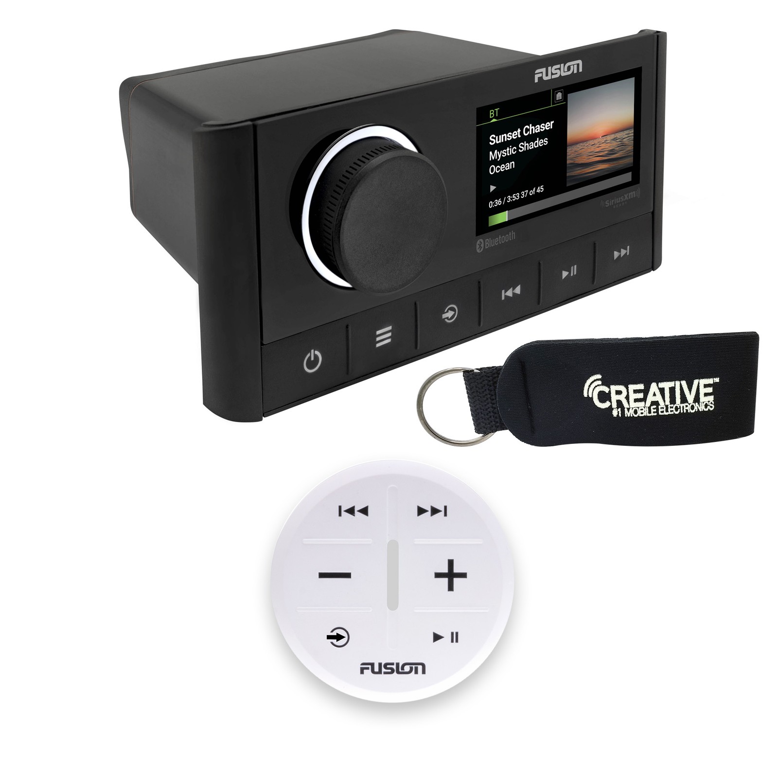 Fusion MS-RA670 Apollo Marine Entertainment System With Wireless Remote – White