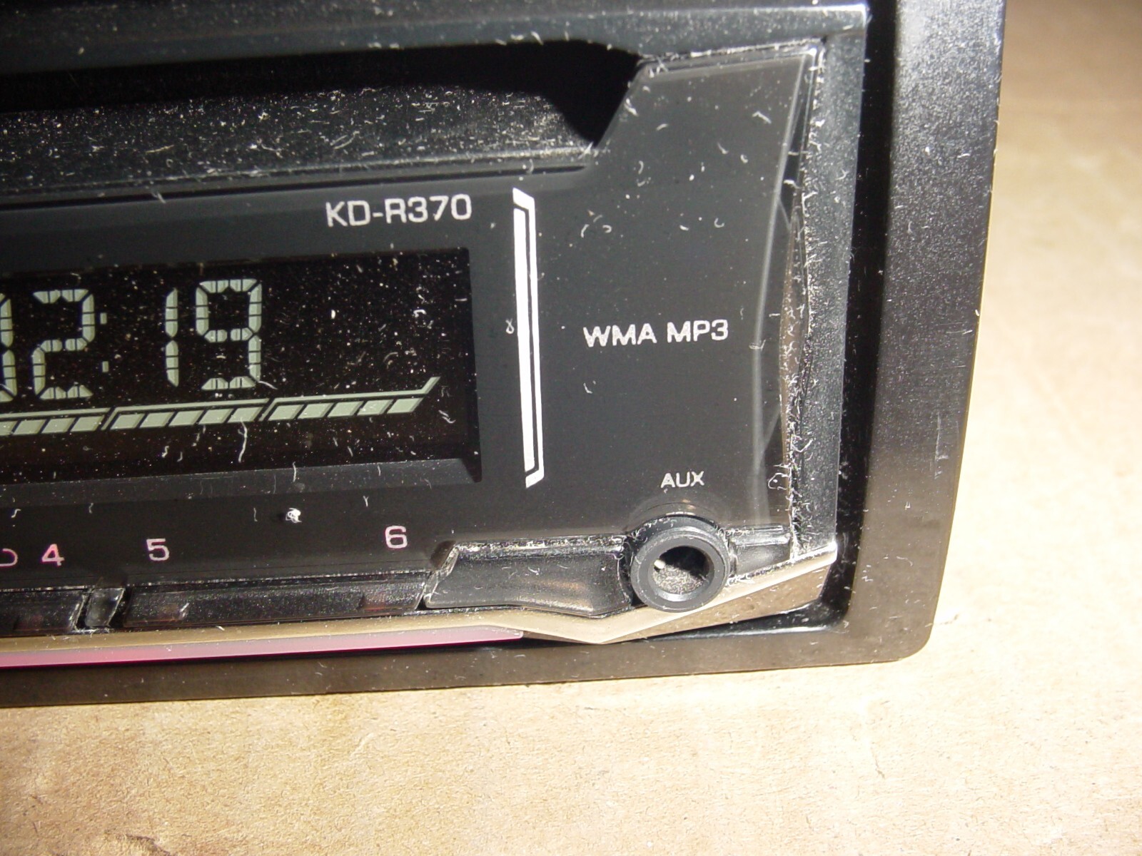 JVC KD-R370 wma/mp3/CD Player Front AUX Input
