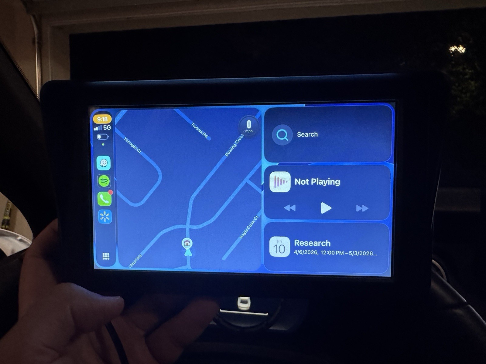 Wireless Apple CarPlay & Android Auto Portable Screen – Bluetooth – Easy Install