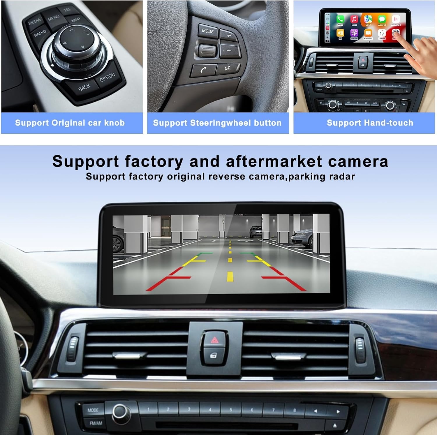 BMW 1 2 3 4 Series 2012-2017 Linux CarPlay Screen 10.25″ NBT iDrive F20 F21 F22.