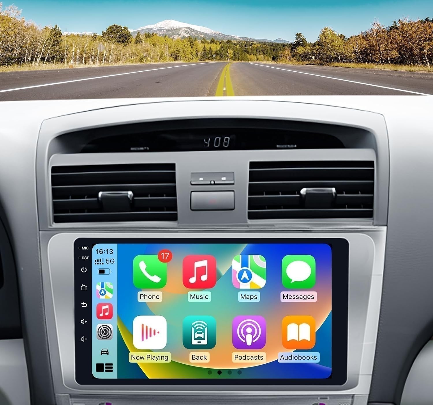 Apple CarPlay For Toyota Camry 2007-2011 Car Stereo Radio JBL Android 13 GPS 64G
